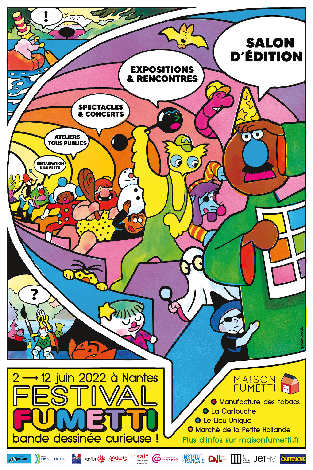 Festival Fumetti bande dessinée amoureuse Sofia Action Culturelle